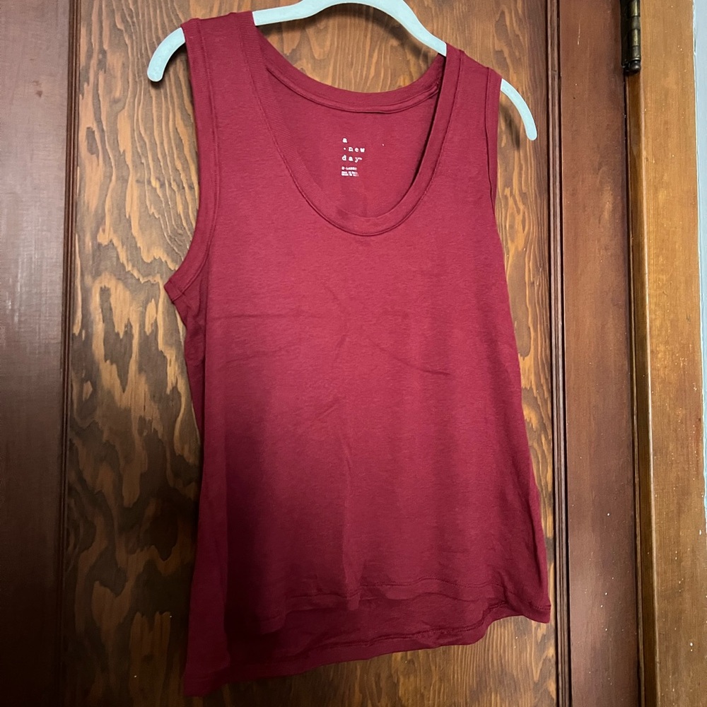Burgundy Tank Top NEVER WORN
